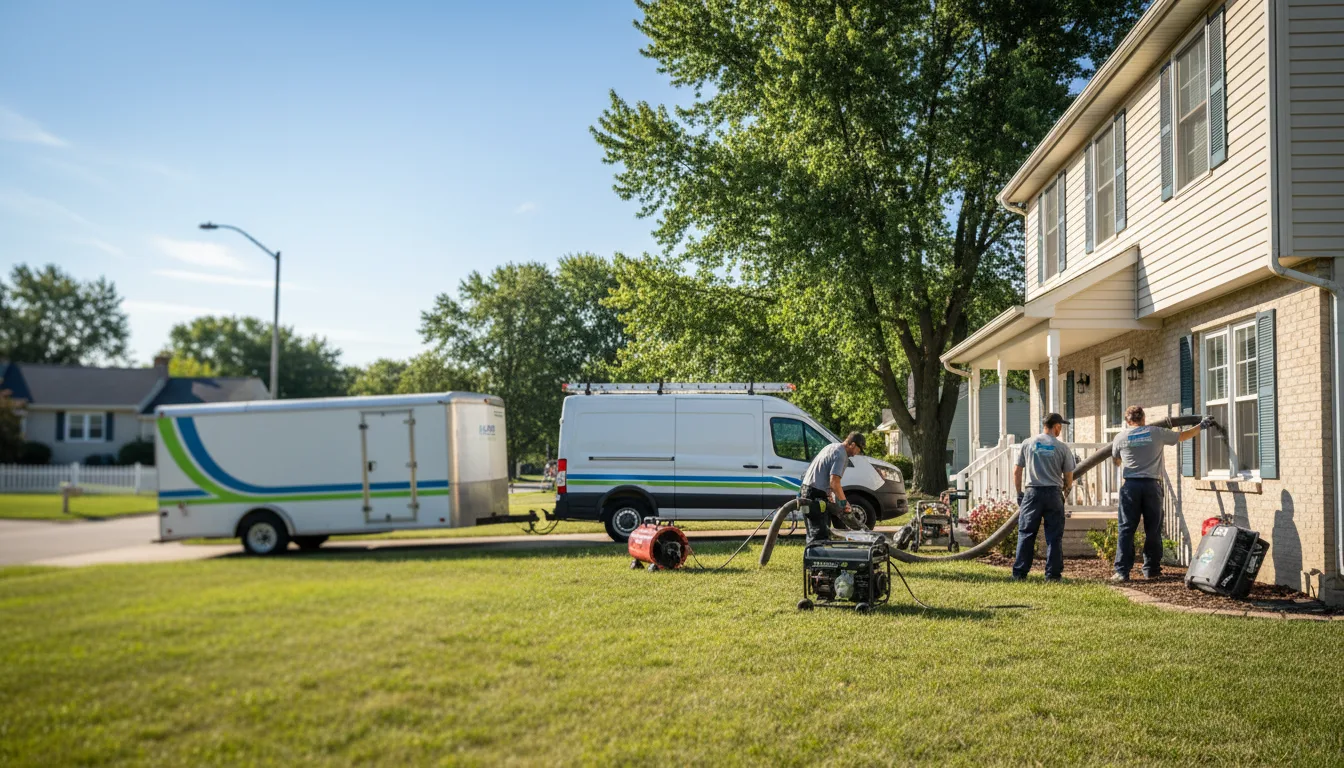 Flooded Basement Restoration And Cleanup With Repair in Neopit, WI near me